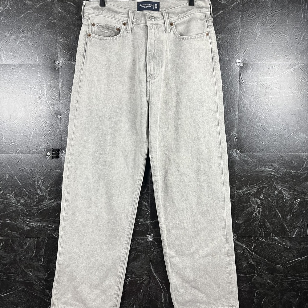 Abercrombie&Fitch Men's Grey Jean Pants 30x32
